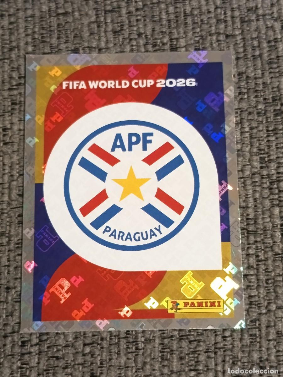 Football Stickers: ESCUDO PARAGUAY PAR 1 STICKER MUNDIAL 2026 PANINI FIFA WORLD CUP NUEVO