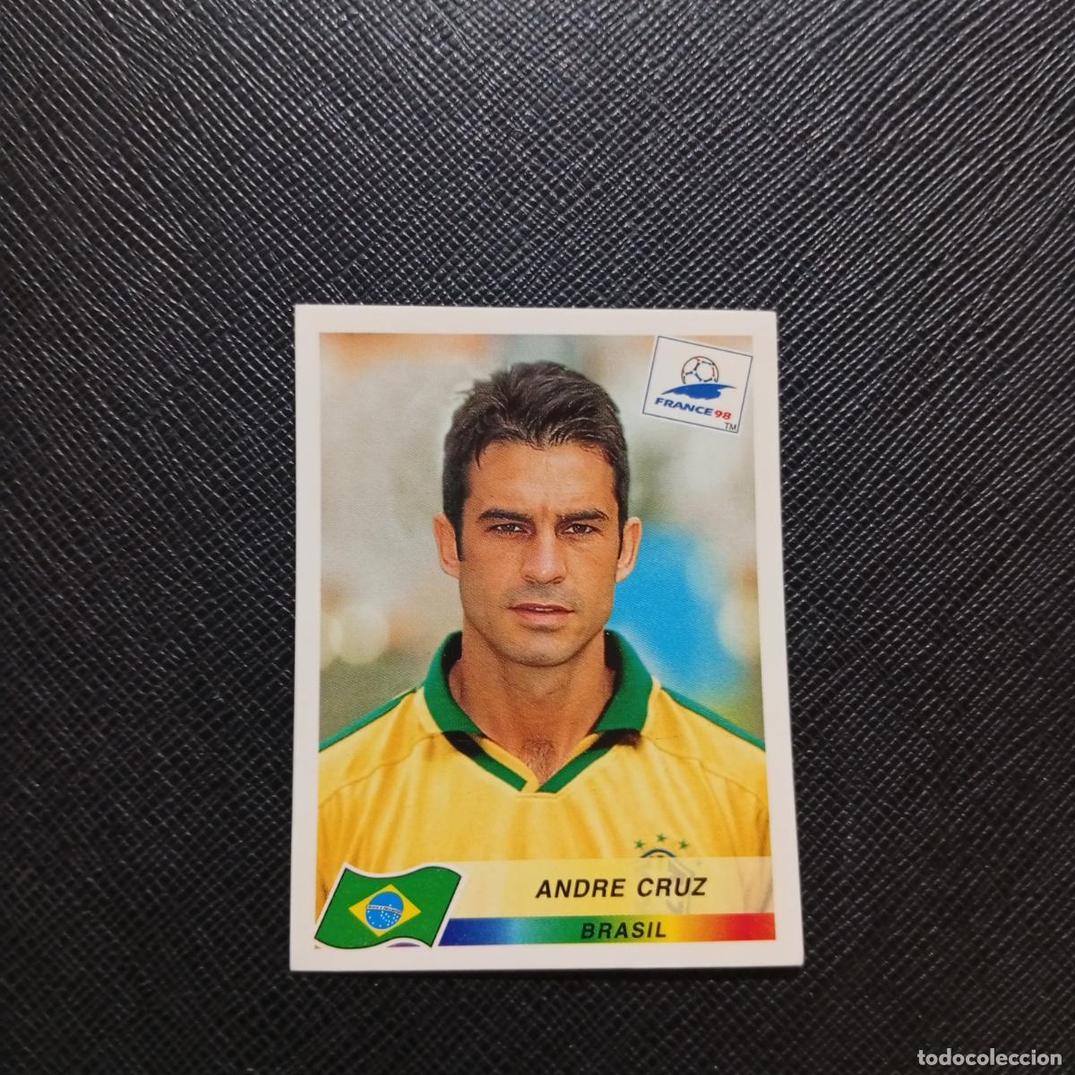 Cartes &agrave; collectionner de Football: 20 ANDRE CRUZ BRASIL PANINI 1998 MUNDIAL CROMO FUTBOL FRANCIA 98 - SIN PEGAR - A21 PG253