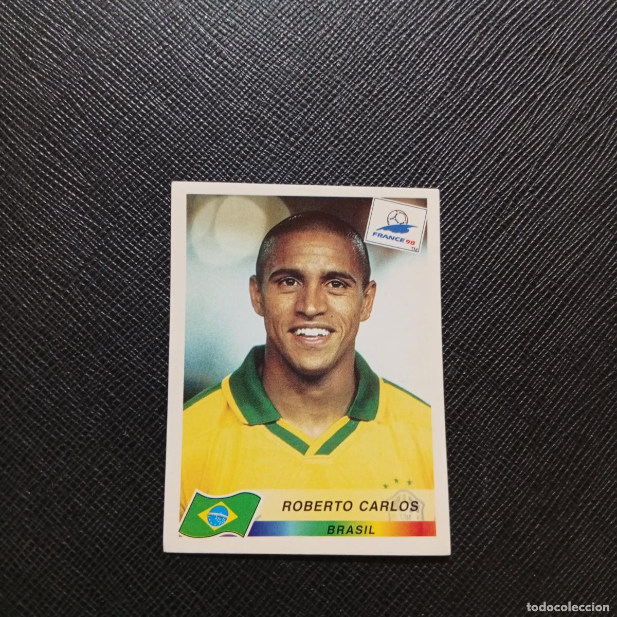 Fu&szlig;ball-Sticker: 21 ROBERTO CARLOS BRASIL PANINI 1998 MUNDIAL CROMO FUTBOL FRANCIA 98 - SIN PEGAR - A21 PG253