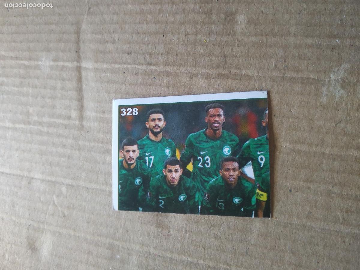 Fu&szlig;ball-Sticker: 328 EQUIPO PLANTILLA ARABIA SAUDITA CROMO FUTBOL MUNDIAL 2022 WORLD CUP COPA MUNDO EDITADO EN BRASIL