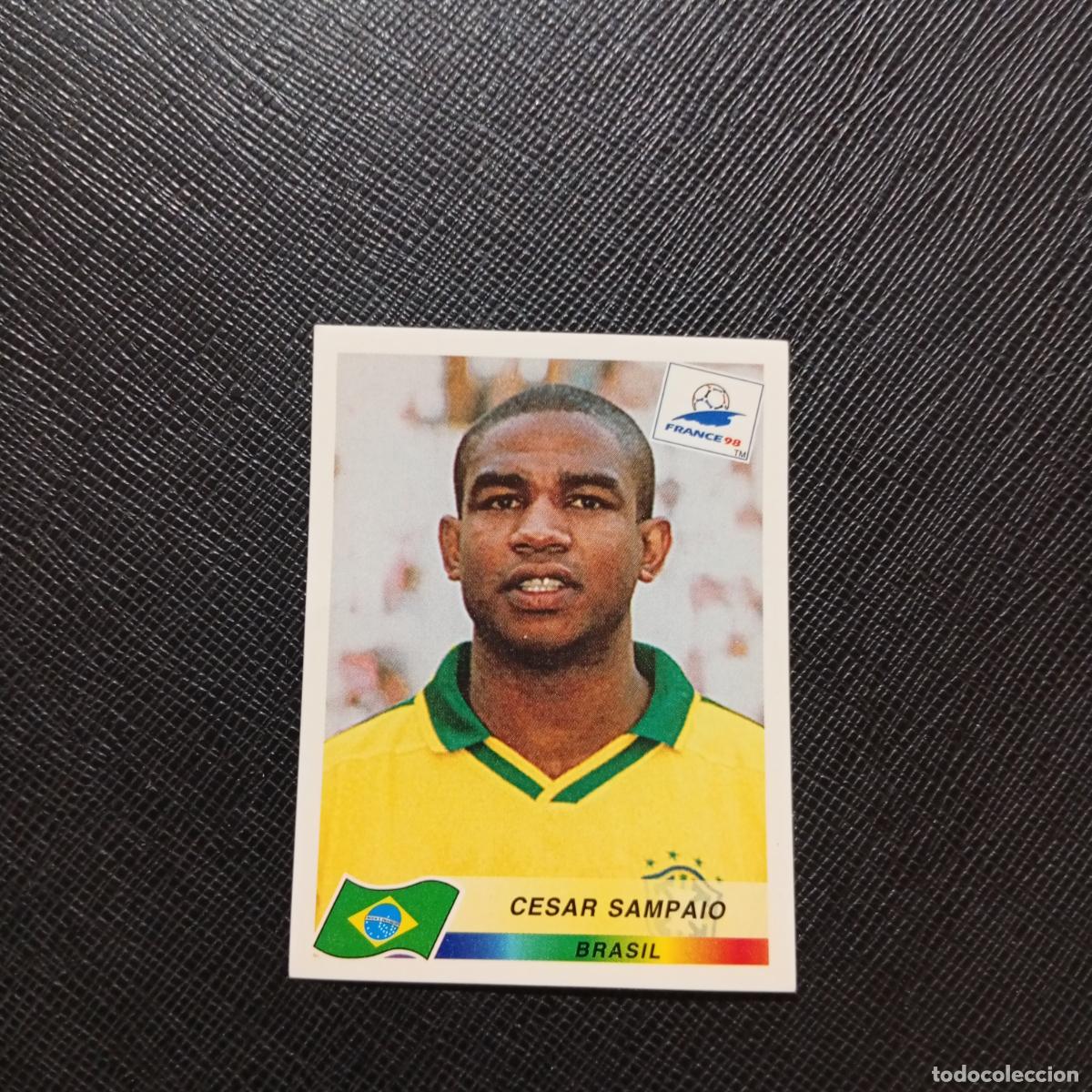 Fu&szlig;ball-Sticker: 22 CESAR SAMPAIO BRASIL PANINI 1998 MUNDIAL CROMO FUTBOL FRANCIA 98 - SIN PEGAR - A21 PG253