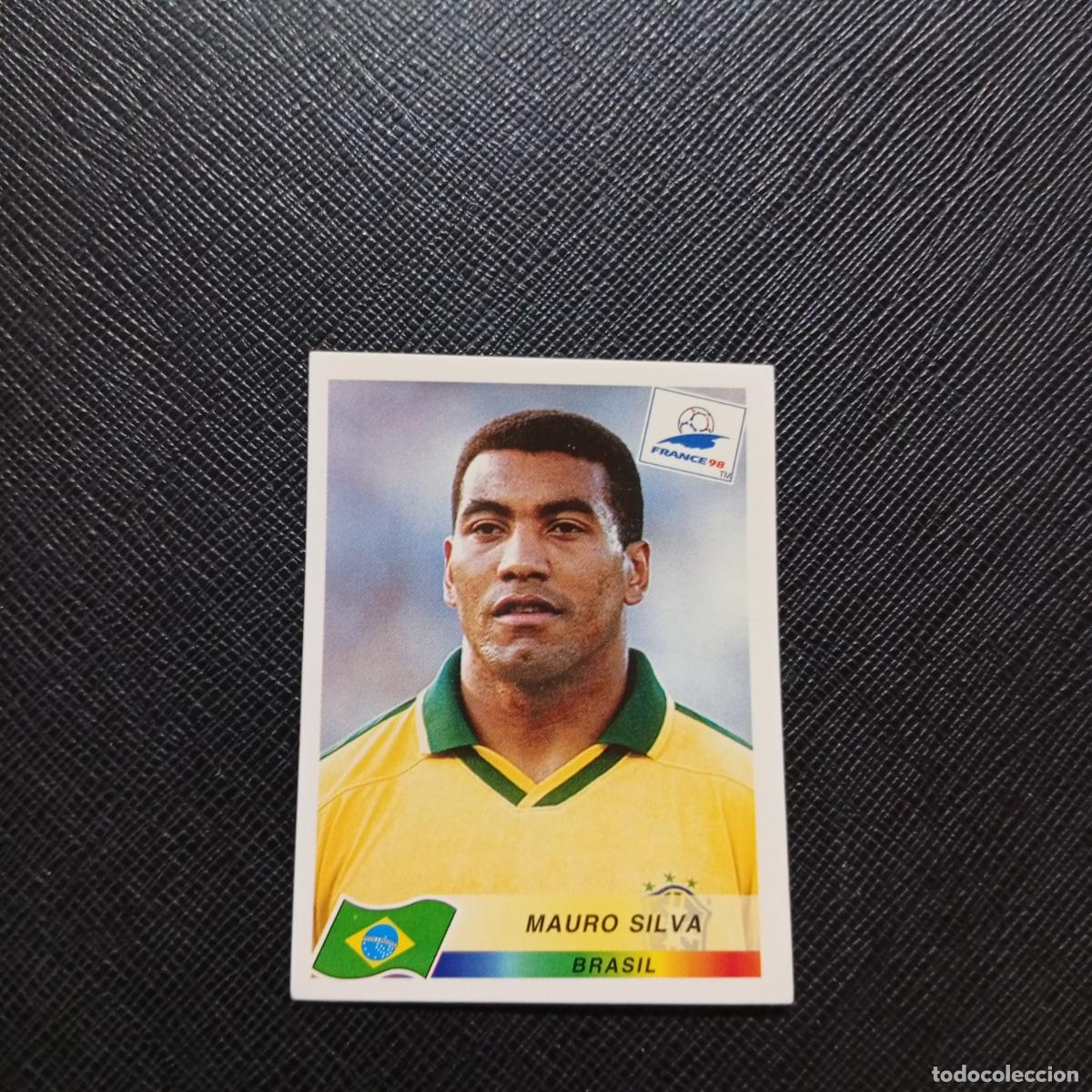 Fu&szlig;ball-Sticker: 24 MAURO SILVA BRASIL PANINI 1998 MUNDIAL CROMO FUTBOL FRANCIA 98 - SIN PEGAR - A21 PG253