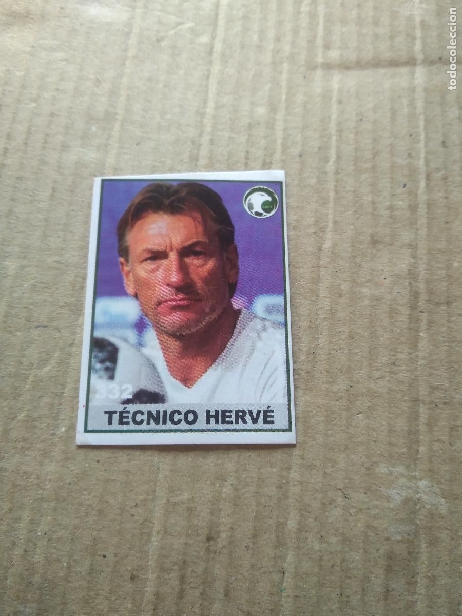 Fu&szlig;ball-Sticker: 332 HERVE RENARD ARABIA SAUDITA CROMO FUTBOL MUNDIAL 2022 WORLD CUP COPA MUNDO EDITADO EN BRASIL