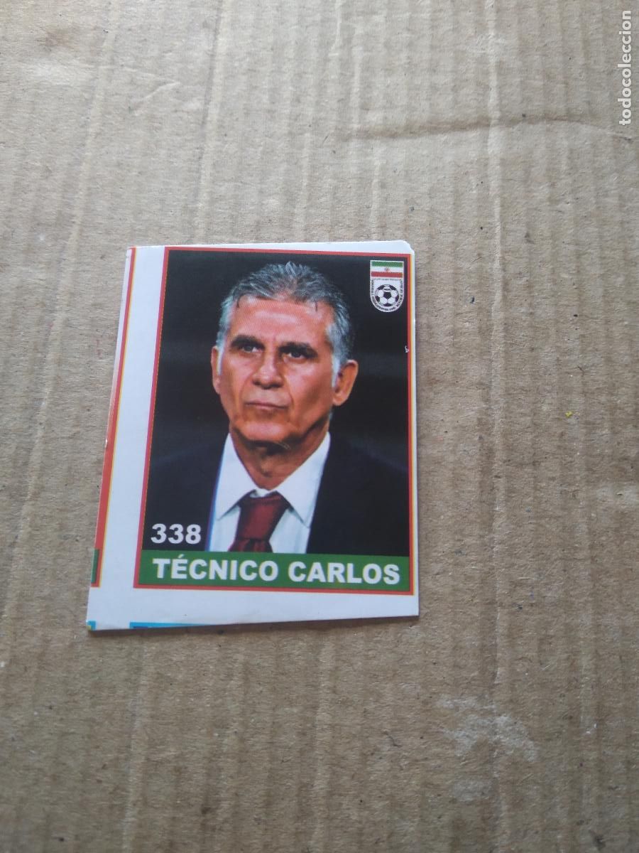 Cromos de f&uacute;tbol: 338 CARLOS QUEIROZ IRAN CROMO FUTBOL MUNDIAL 2022 WORLD CUP COPA MUNDO EDITADO EN BRASIL