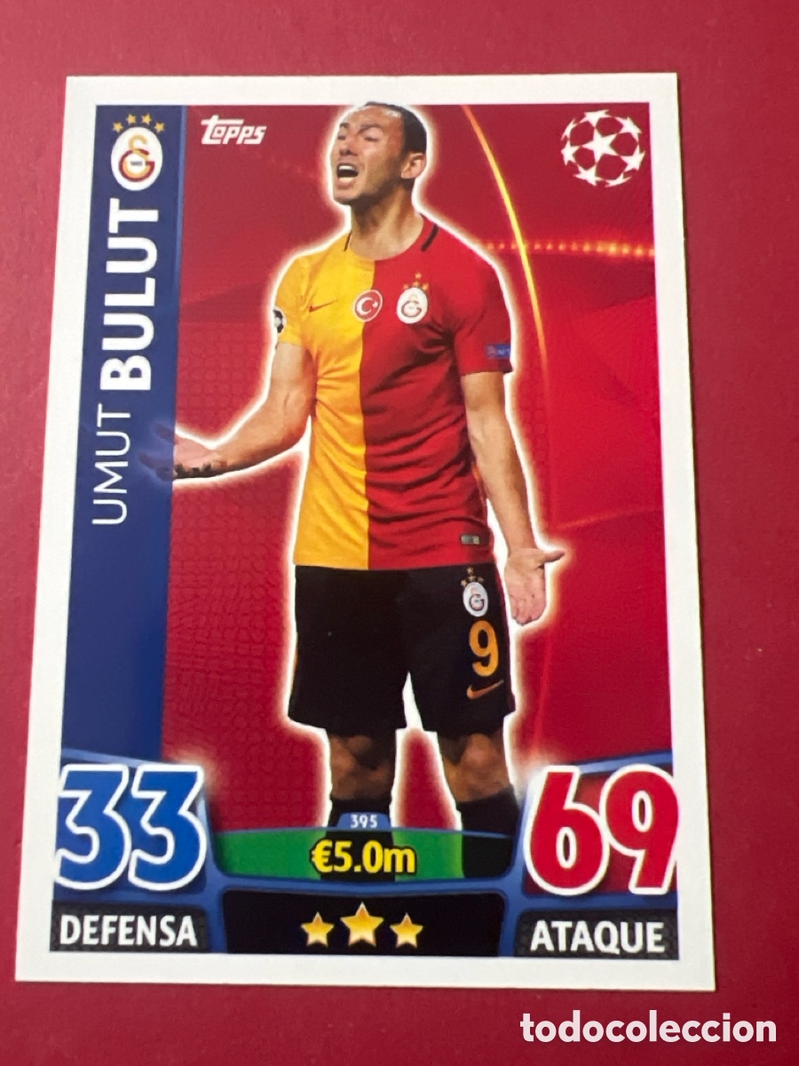 Cromos de F&uacute;tbol: C524. 395 BULUT GALATASARAY TOPPS MATCH ATTAX 2015 2016 CROMO 15 16 FUTBOL