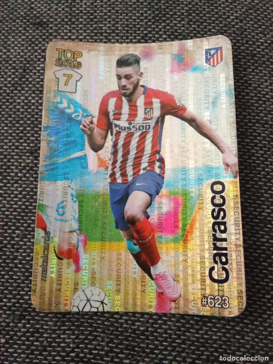 Cromos de F&uacute;tbol: 623 carrasco 7 top 2016 atl&eacute;tico de Madrid security las fichas de la liga 2016