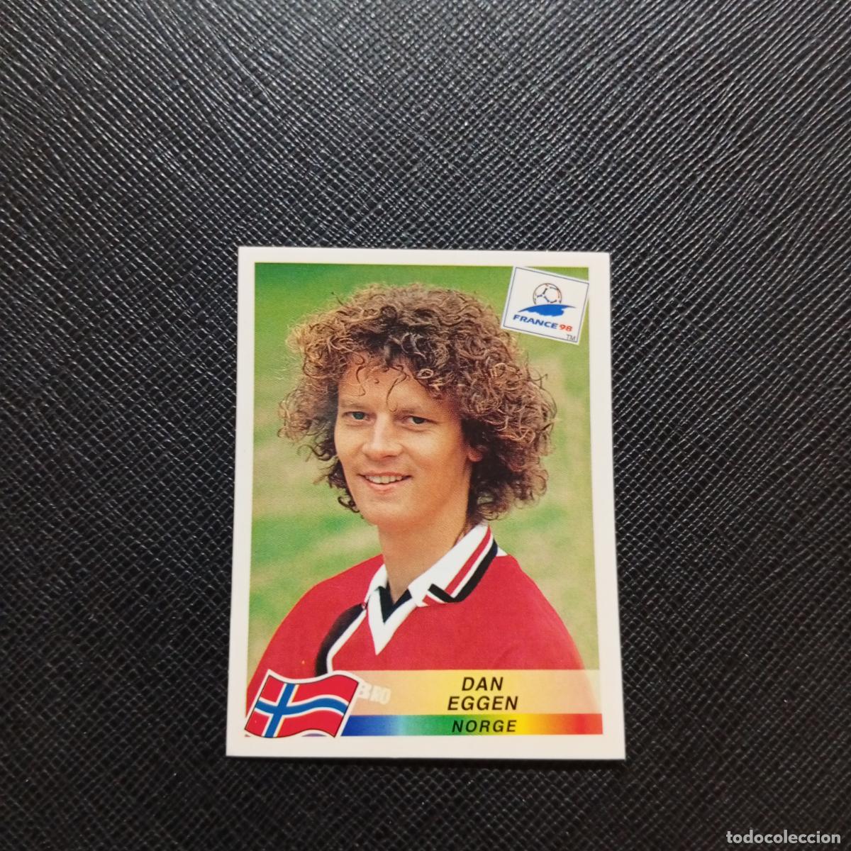 Cromos de F&uacute;tbol: 74 DAN EGGEN NORUEGA PANINI 1998 MUNDIAL CROMO FUTBOL FRANCIA 98 - SIN PEGAR - A21 PG262
