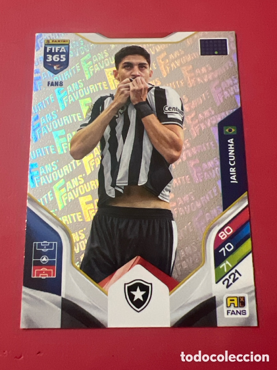 Figurine di Calcio: C529. N&ordm; FAN8 Jair Cunha Fans Favourite Botafogo Adrenalyn XL FIFA 365 2026