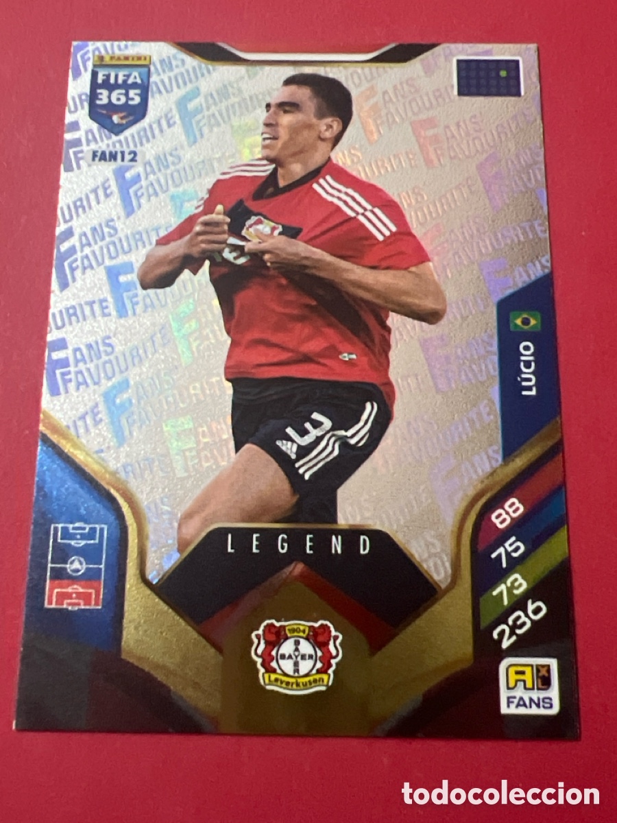 Figurine di Calcio: C528. FAN12 L&uacute;cio PLATA BAYERN LEVERKUSEN FANS FAVOURITE PANINI ADRENALYN FIFA 365 2025 2026 NO LIGA