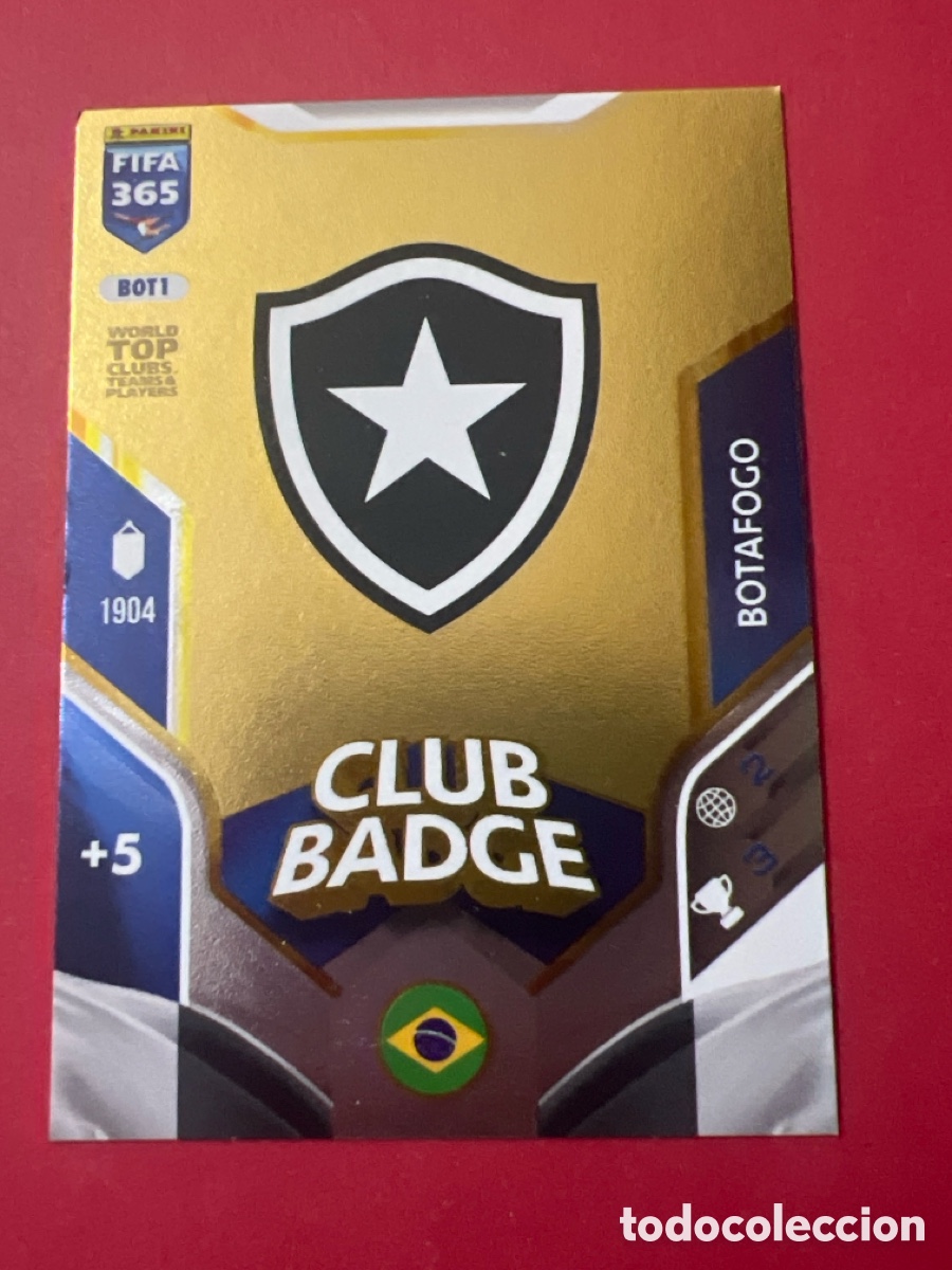 Cromos de Futebol: C532. ESCUDO BOTAFOGO BOT1 B&Aacute;SICA ADRENALYN XL FIFA 365 2026