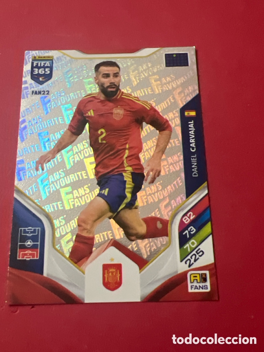 Cromos de Futebol: C533. CARVAJAL ESPA&Ntilde;A (REAL MADRID) FAN22 FANS FAVOURITE ADRENALYN XL FIFA 365 PANINI 2026