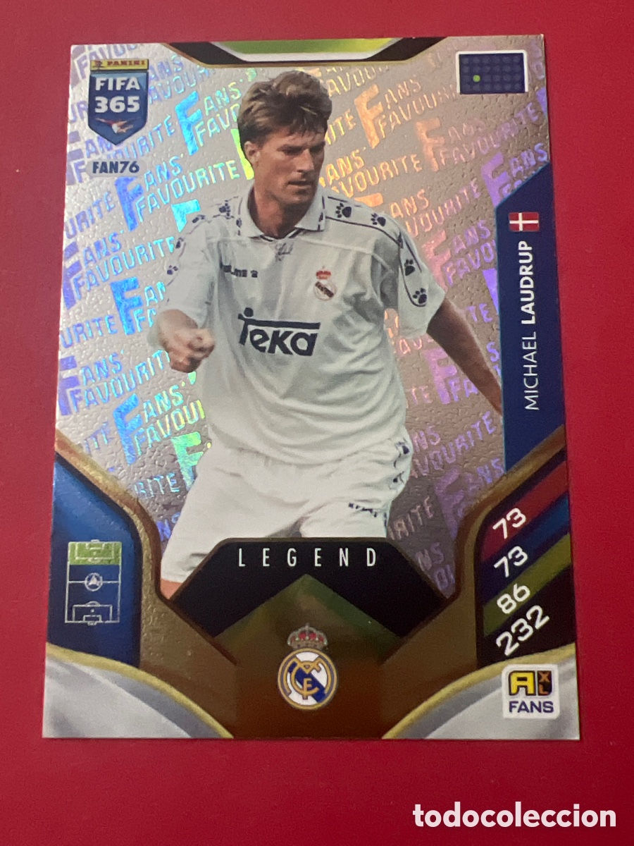 Cromos de Futebol: C536. FAN76 Laudrup - Real Madrid - Legend - Fans - Adrenalyn Fifa 365 2026 - Panini 26