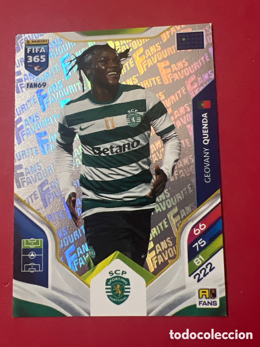 Cromos de Futebol: C541. QUENDA SPORTING DE PORTUGAL FAN69 FANS FAVOURITE ADRENALYN XL FIFA 365 PANINI 2026