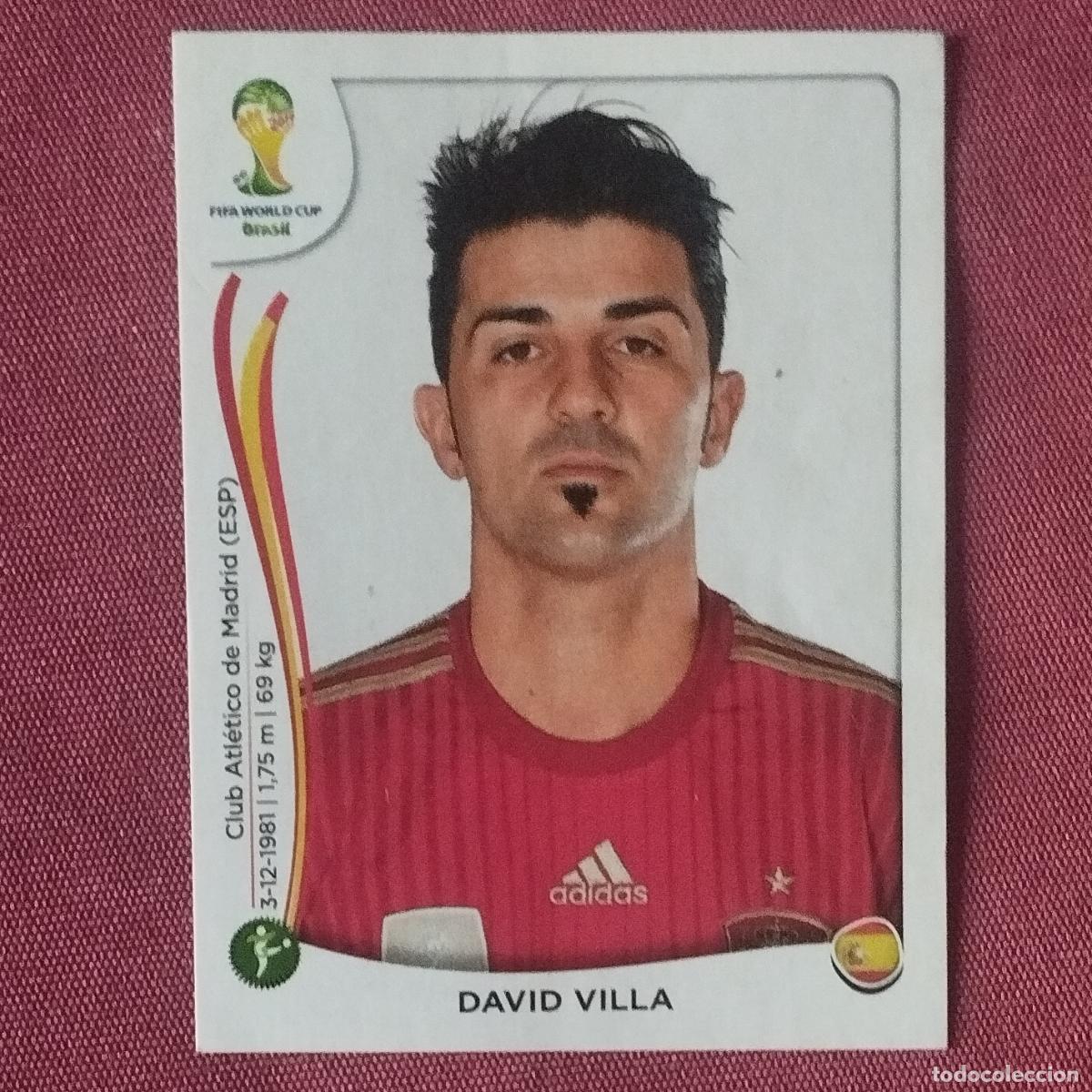 Cromos de f&uacute;tbol: DAVID VILLA - 125 - ESPA&Ntilde;A - MUNDIAL 2014 BRASIL - FIFA WORLD CUP 2014