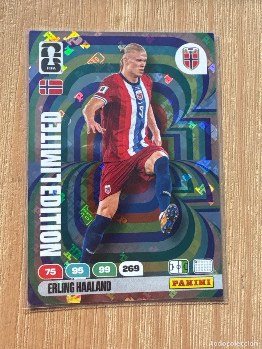 Cartes &agrave; collectionner de Football: 17. CROMO PANINI FIFA WORLD CUP 2026 EDICI&Oacute;N LIMITADA ERLING HAALAND