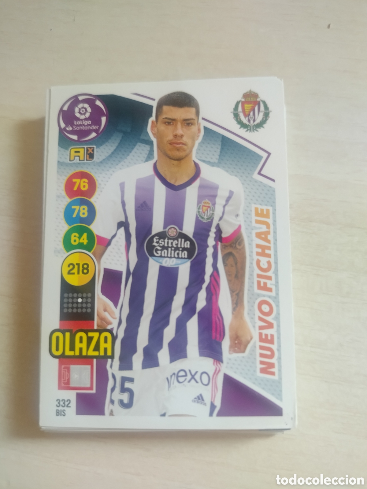 Cartes &agrave; collectionner de Football: OLAZA 332 BIS ADRENALYN 2020 2021 20 21