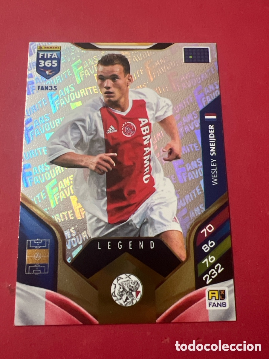 Cartes &agrave; collectionner de Football: C548. FAN35 base fan legend SNEIJDER AJAX ADRENALYN 365 2025 2026 25 26 CARD CROMO PANINI TOPPS