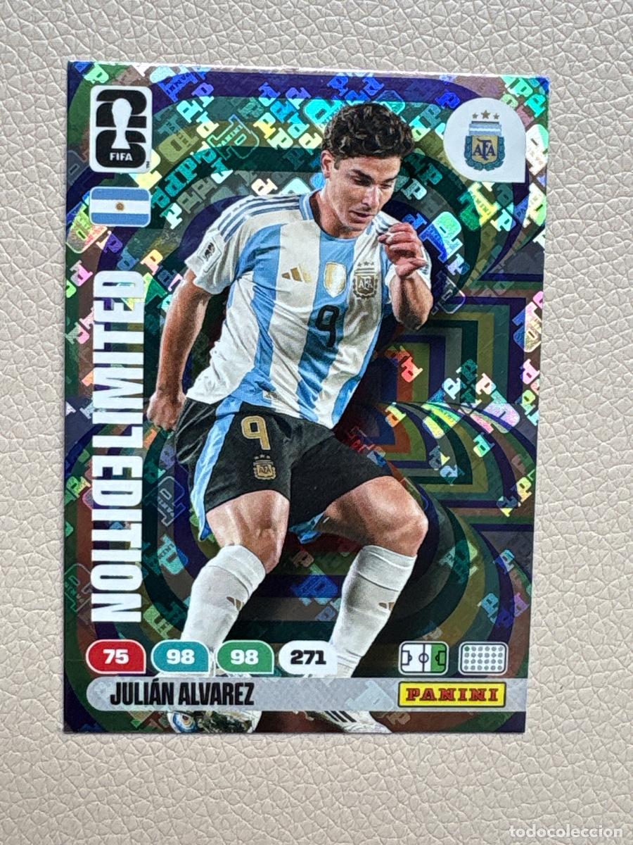 Fu&szlig;ball-Sticker: 17. CROMO PANINI FIFA WORLD CUP 2026 EDICI&Oacute;N LIMITADA JULI&Aacute;N &Aacute;LVAREZ (C&oacute;digo sin activar)