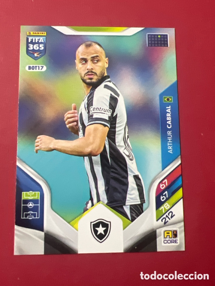 Cromos de F&uacute;tbol: C552. N&ordm; BOT17 Arthur Cabral Botafogo Adrenalyn XL FIFA 365 2026