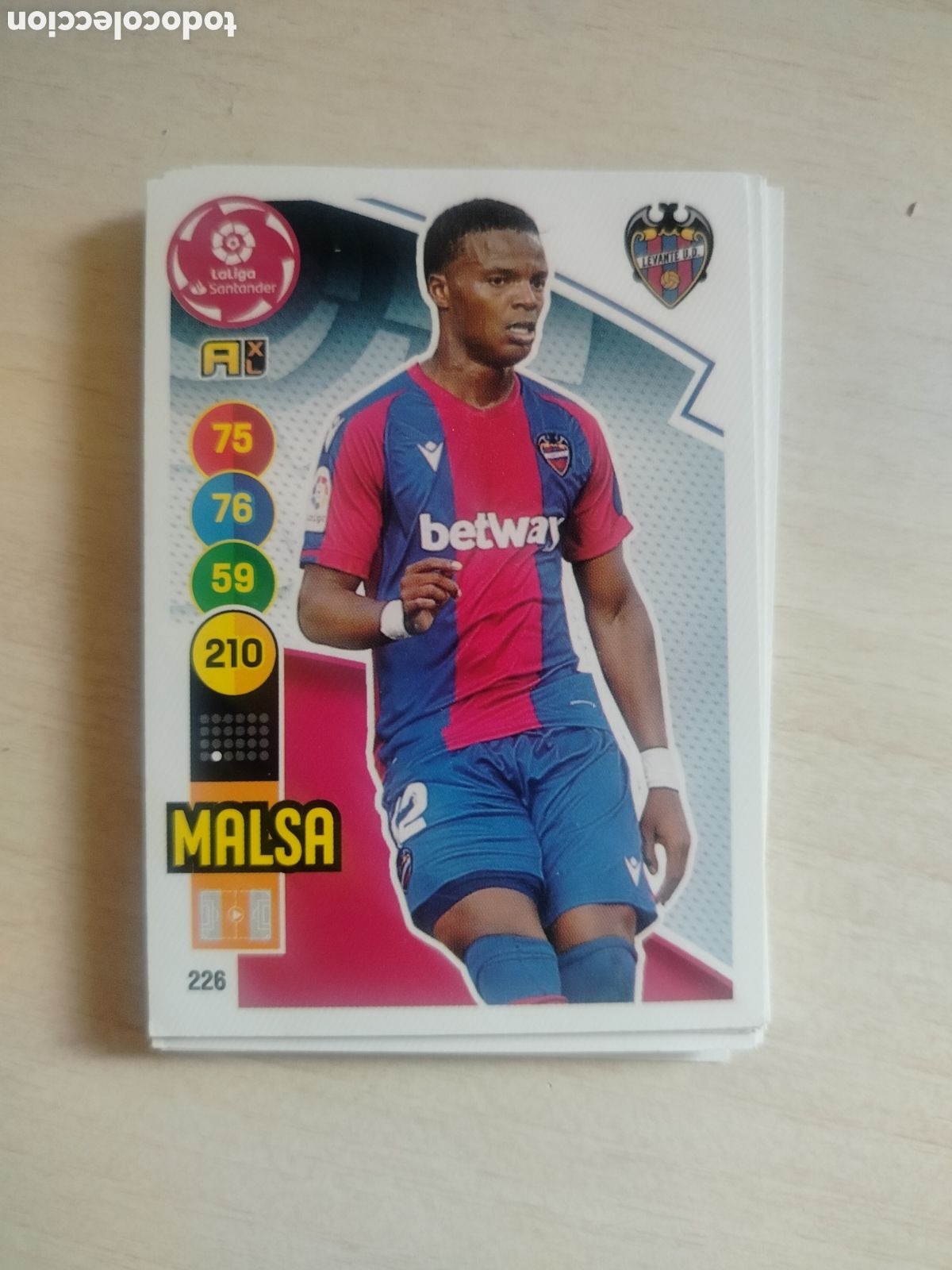 Cromos de F&uacute;tbol: MALSA 226 ADRENALYN 2020 2021 20 21