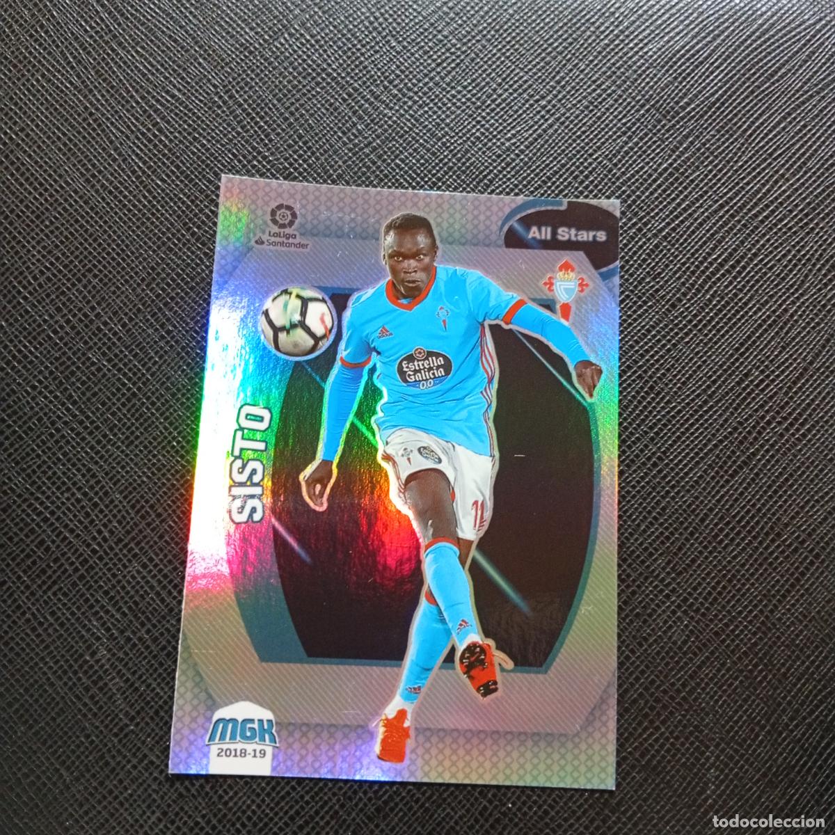 Cromos de F&uacute;tbol: 161 SISTO CELTA PANINI MEGACRACKS 2018 2019 CROMO FUTBOL 18 19 - A21 PG334 B