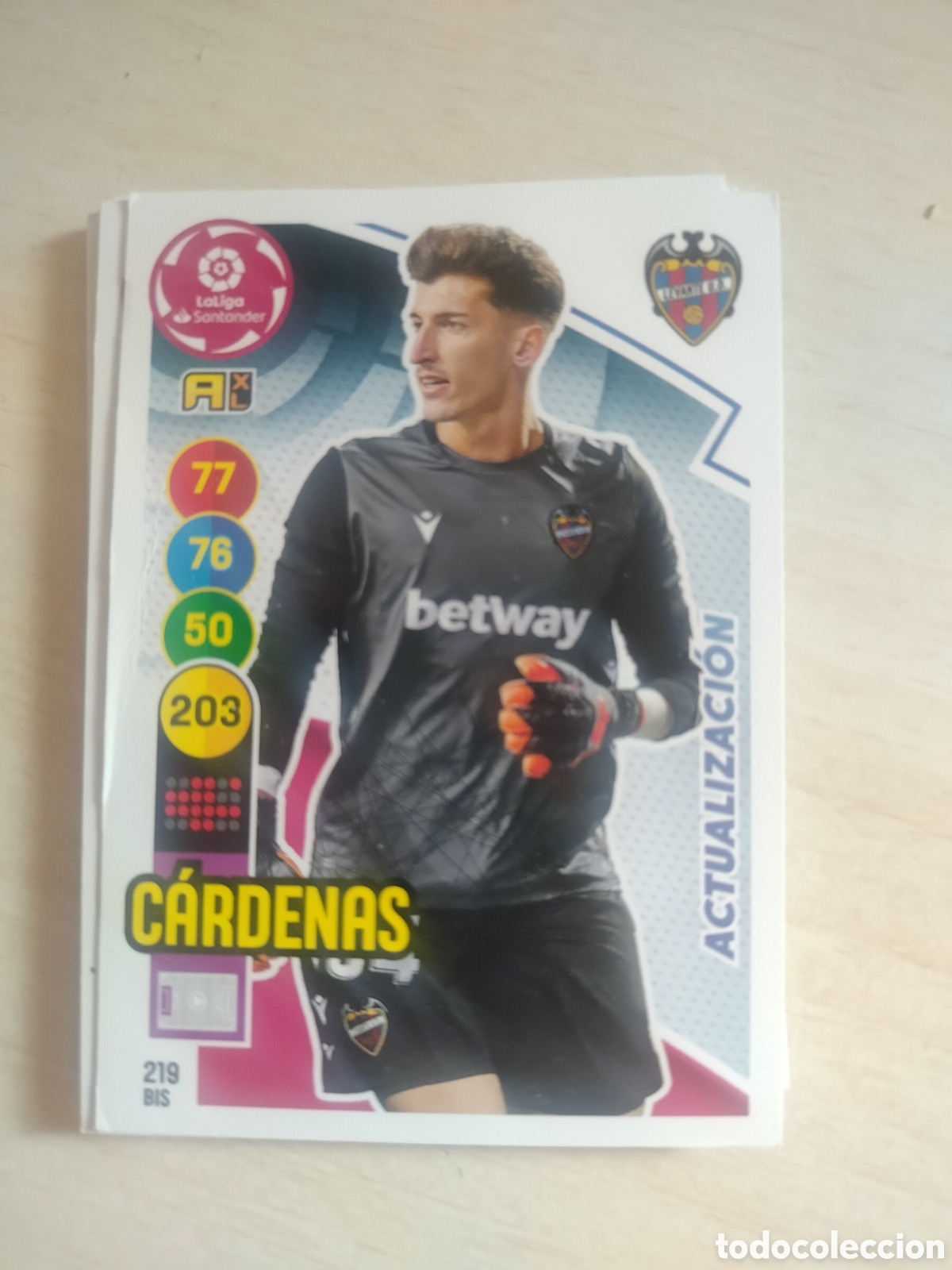 Cromos de F&uacute;tbol: CARDENAS 219 BIS ADRENALYN 2020 2021 20 21