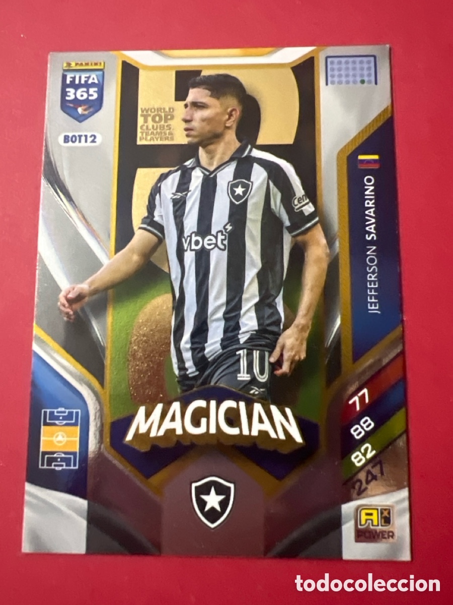 Cromos de F&uacute;tbol: C556. BOT12 magician SAVARINO BOTAFOGO BRASIL ADRENALYN FIFA 365 2025 2026 25 26 CROMO PANINI TOPPS
