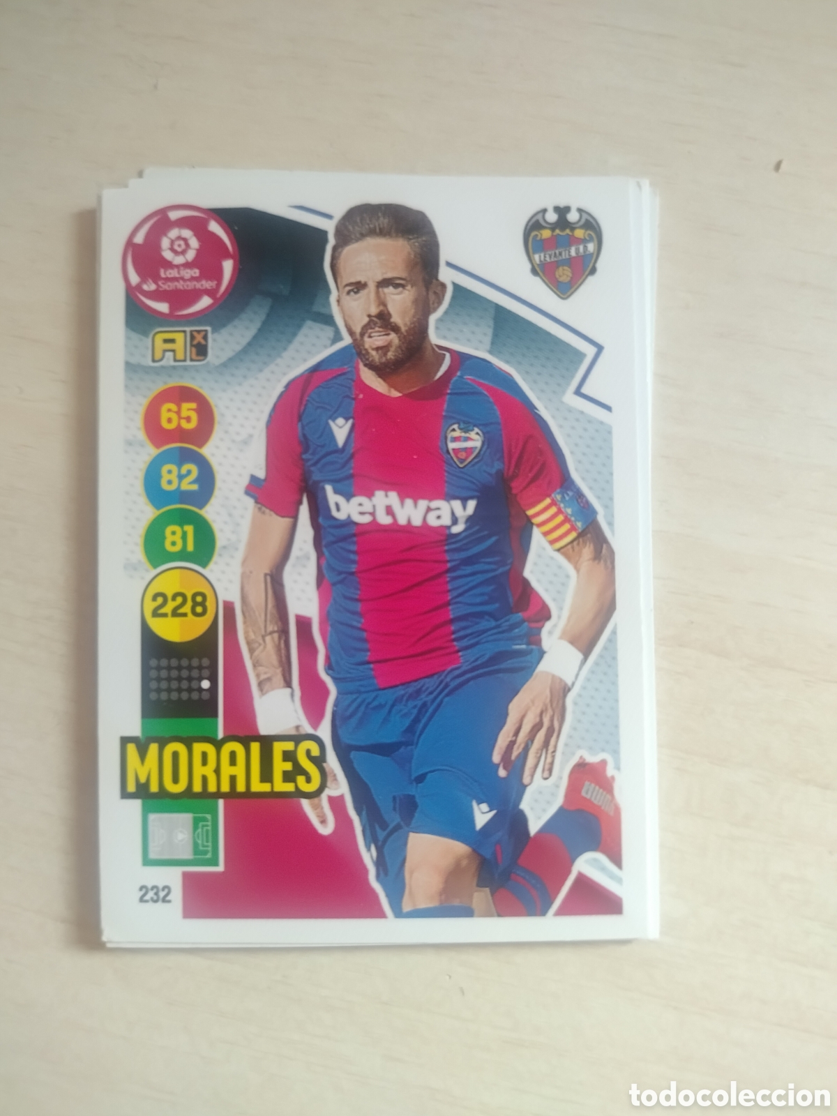 Cromos de F&uacute;tbol: MORALES 232 ADRENALYN 2020 2021 20 21