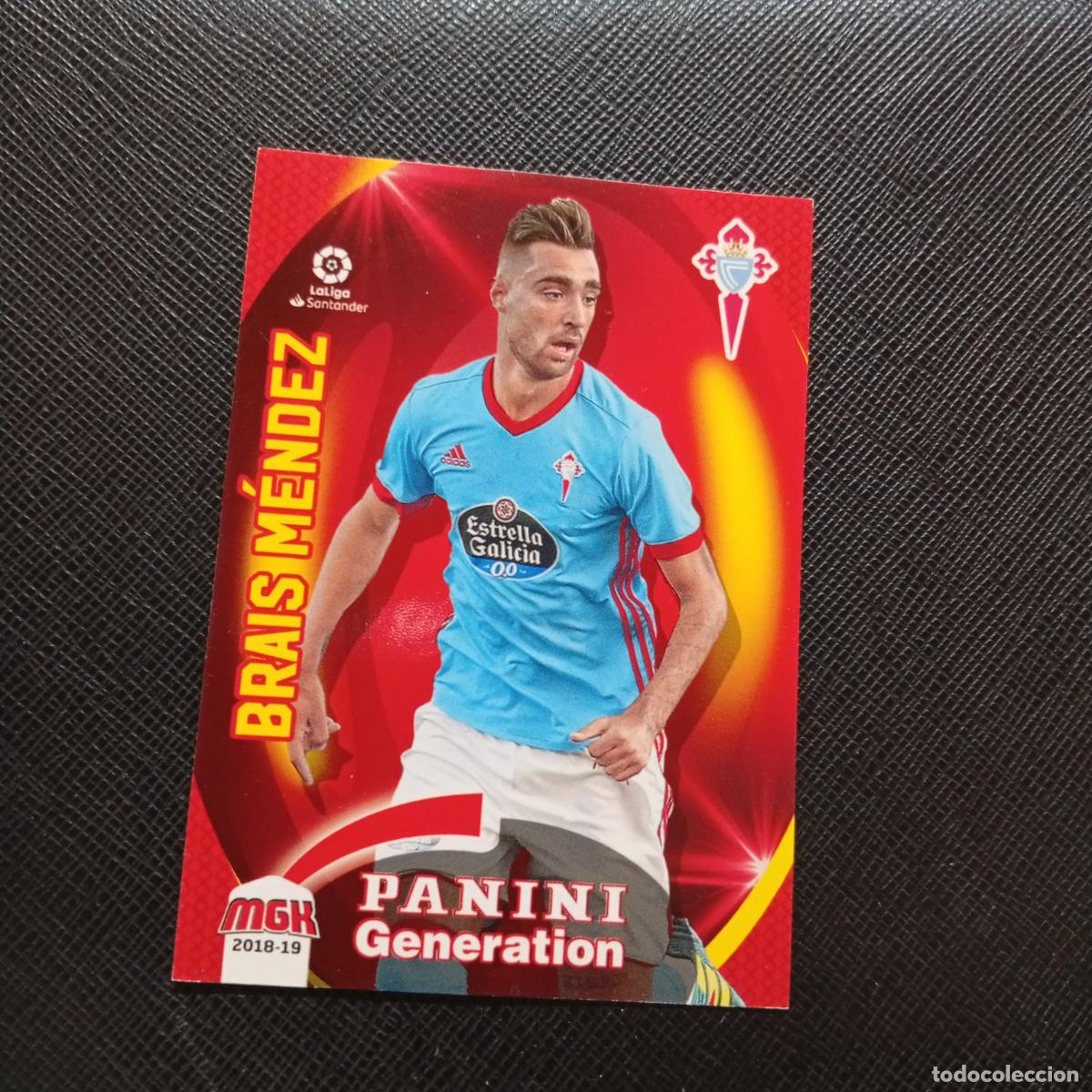 Cromos de F&uacute;tbol: 159 BRAIS MENDEZ CELTA PANINI MEGACRACKS 2018 2019 CROMO FUTBOL 18 19 - A21 PG361 B