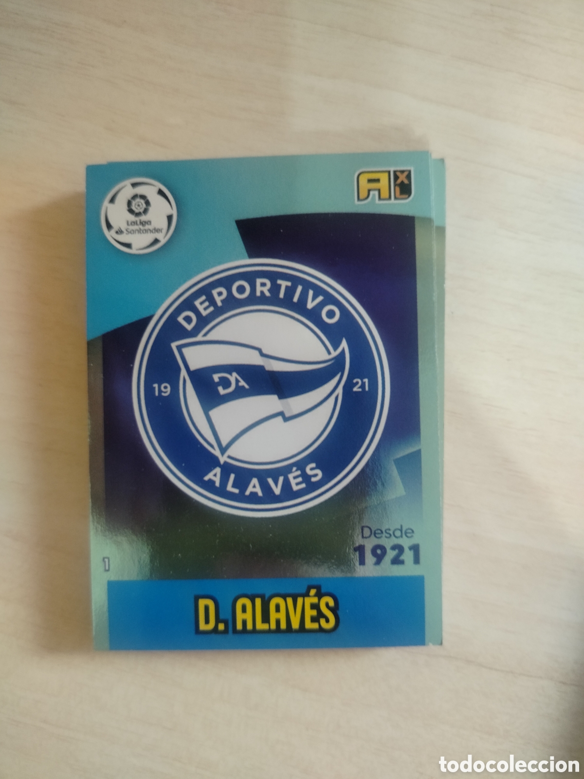 Fu&szlig;ball-Sticker: ALAVES ESCUDO 1 ADRENALYN 2020 2021 20 21