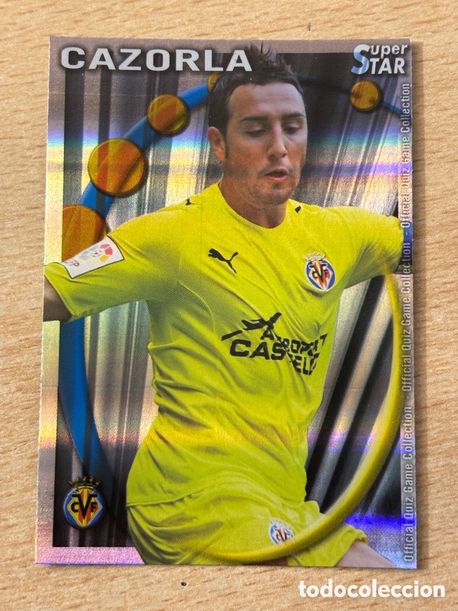 Fu&szlig;ball-Sticker: # 188 Cazorla Villarreal CF Superstar Mundicromo 2011 rayas horizontales