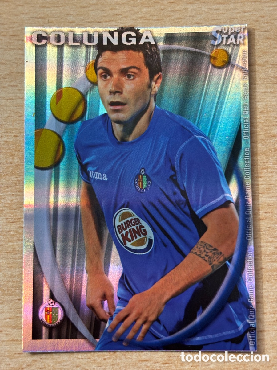 Fu&szlig;ball-Sticker: # 161 Colunga Getafe CF Superstar Mundicromo 2011 rayas horizontales