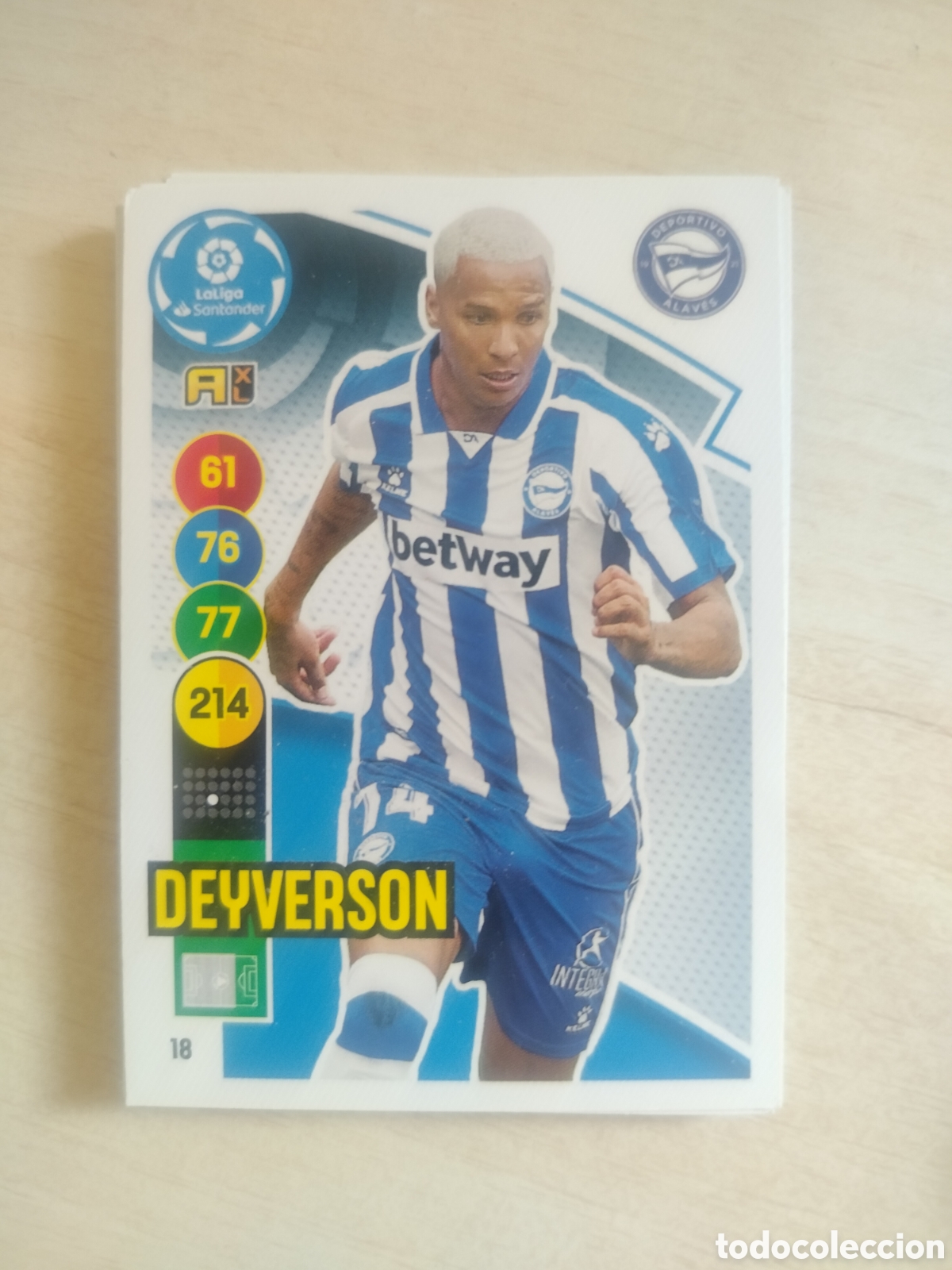 Fu&szlig;ball-Sticker: DEYVERSON 18 ADRENALYN 2020 2021 20 21