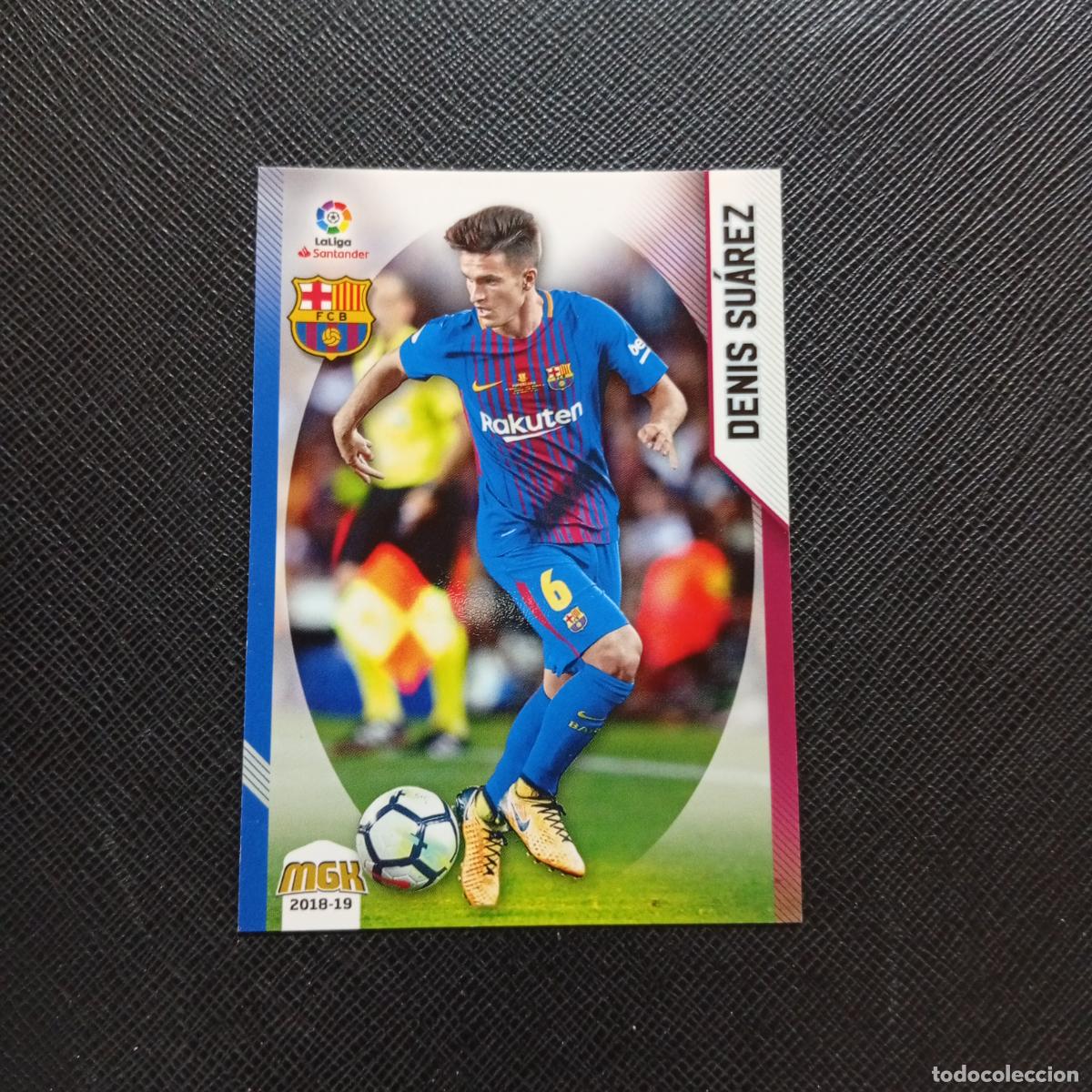 Fu&szlig;ball-Sticker: 96 DENIS SUAREZ BARCELONA PANINI MEGACRACKS 2018 2019 CROMO FUTBOL 18 19 - A21 PG397