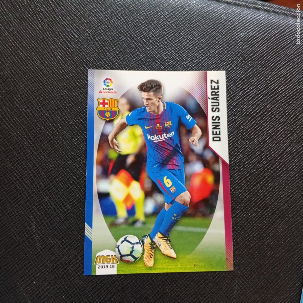 Fu&szlig;ball-Sticker: 96 DENIS SUAREZ BARCELONA PANINI MEGACRACKS 2018 2019 CROMO FUTBOL 18 19 - A21 PG406