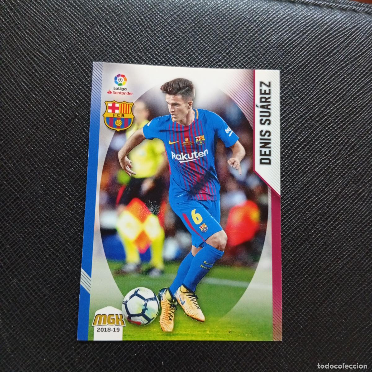 Fu&szlig;ball-Sticker: 96 DENIS SUAREZ BARCELONA PANINI MEGACRACKS 2018 2019 CROMO FUTBOL 18 19 - A21 PG406 B