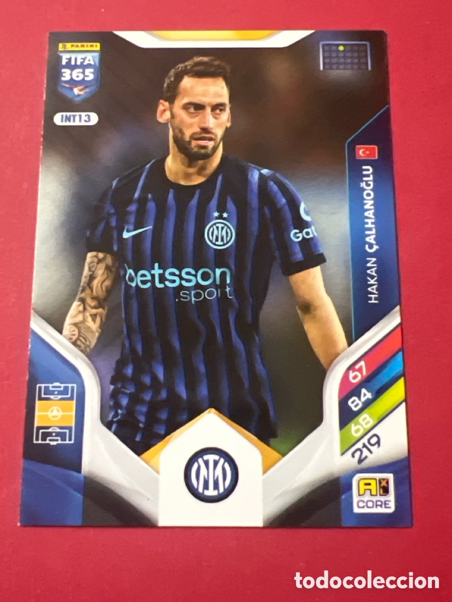 Football Stickers: C599. INT13 HAKAN CALHANOGLU (INTER MILAN) PANINI ADRENALYN XL FIFA 365 2026 26