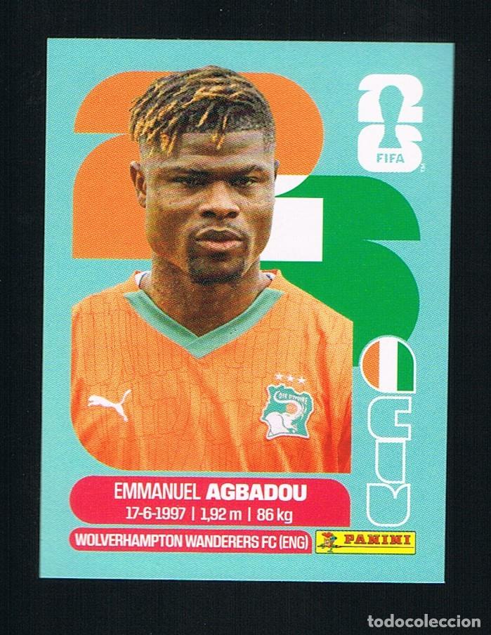 Football Stickers: STICKER FIFA WORLD CUP 2026 COSTA DE MARFIL COTE D,IVOIRE N&ordm; 8 EMMANUEL AGBADOU