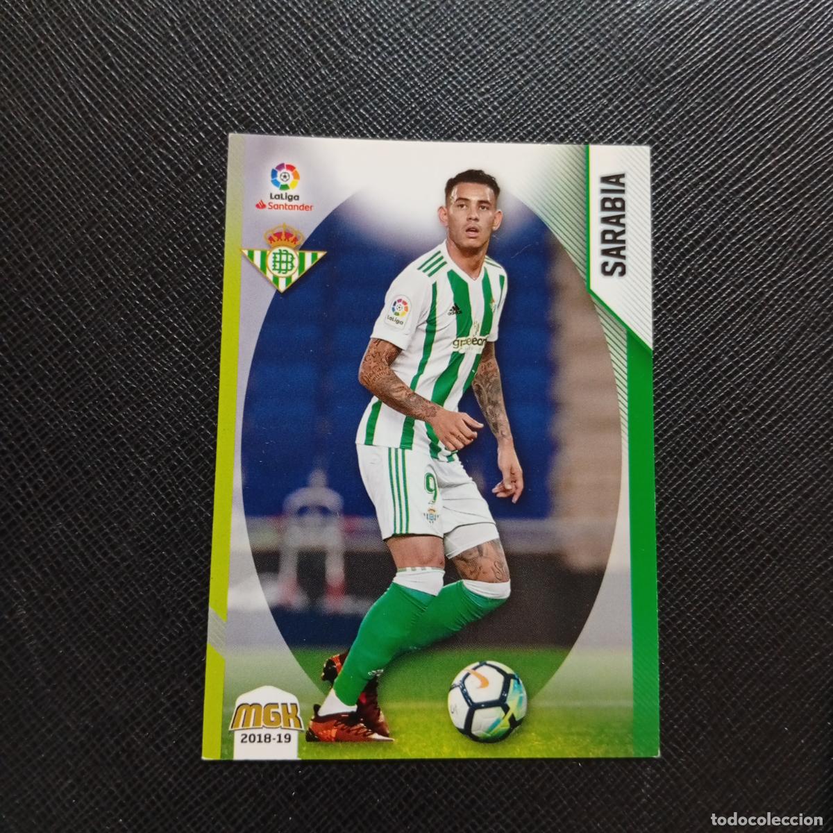 Figurine di Calcio: 129 SARBIA REAL BETIS PANINI MEGACRACKS 2018 2019 CROMO FUTBOL 18 19 - A21 PG496 ERROR B
