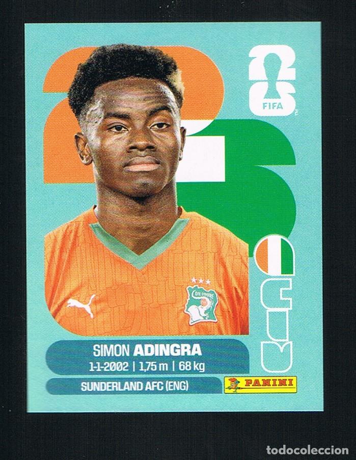 Cromos de F&uacute;tbol: STICKER FIFA WORLD CUP 2026 COSTA DE MARFIL COTE D,IVOIRE N&ordm; 17 SIMON ADINGRA