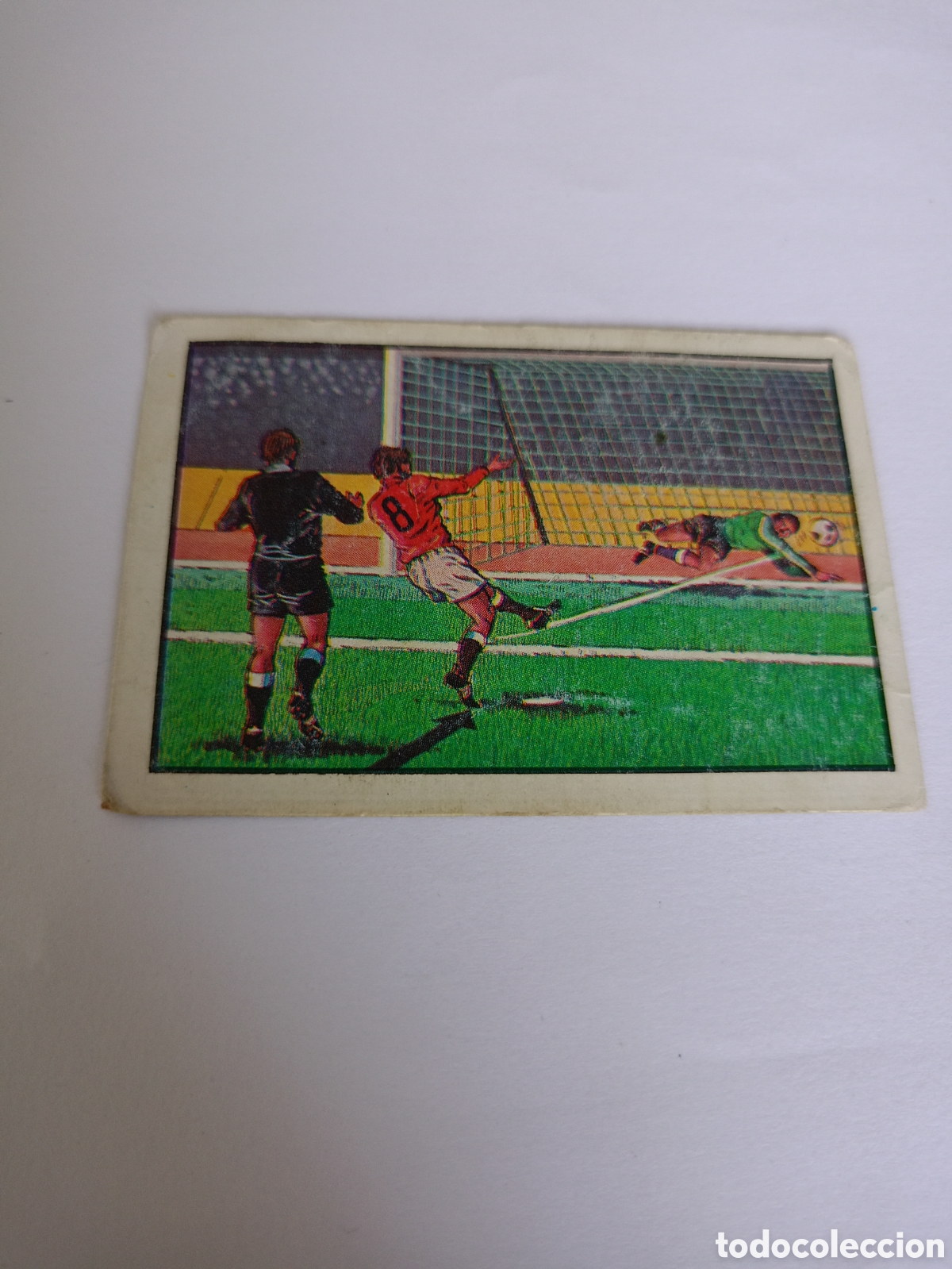 Cromos de F&uacute;tbol: La ley del f&uacute;tbol n&ordm; 92 - Editorial Venlico 1976 - Nunca pegado