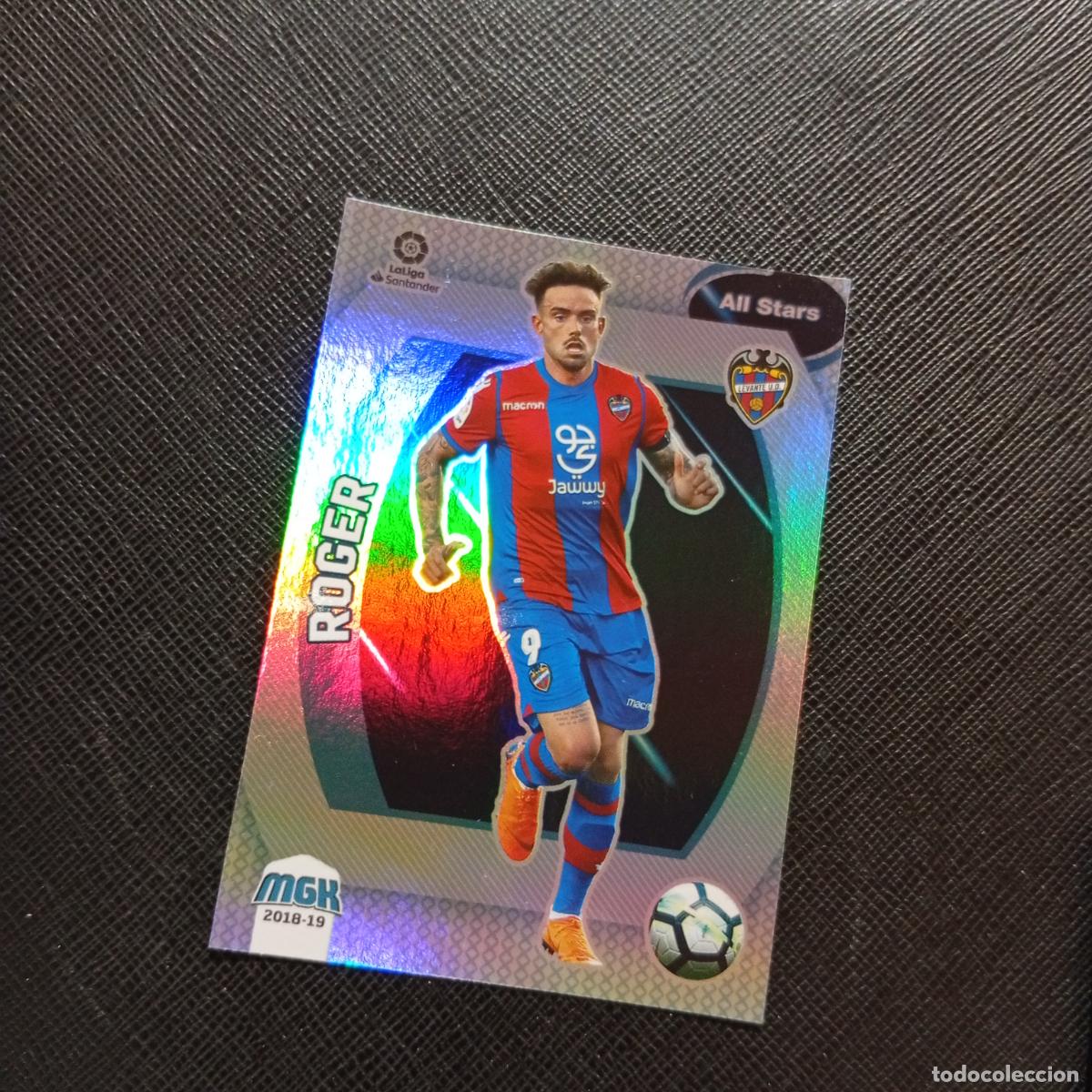 Cromos de F&uacute;tbol: 350 ROGER LEVANTE PANINI MEGACRACKS 2018 2019 CROMO FUTBOL 18 19 - A21 PG505 B