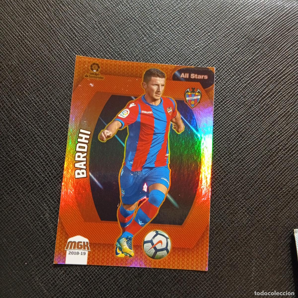 Cromos de F&uacute;tbol: 351 BARDHI LEVANTE PANINI MEGACRACKS 2018 2019 CROMO FUTBOL 18 19 - A21 PG505