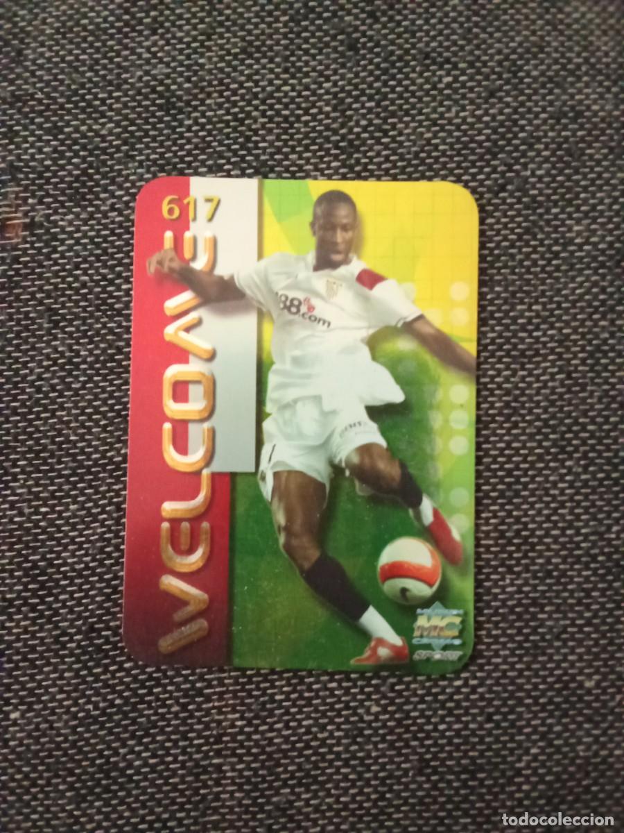 Cromos de F&uacute;tbol: 617 keita Sevilla welcome brillo liso puntas redondas las fichas de la liga 2008
