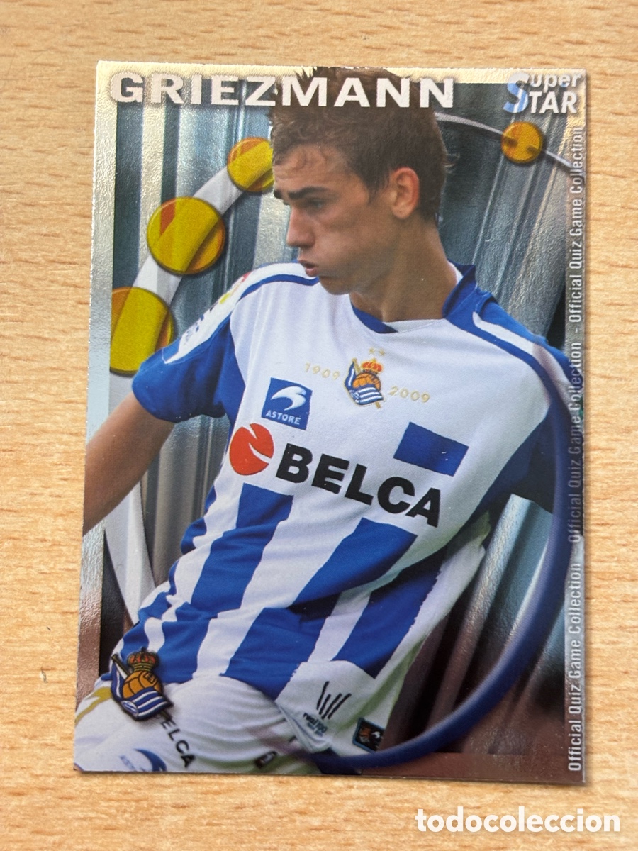 Cromos de F&uacute;tbol: # 484 Griezmann Real Sociedad Superstar Mundicromo 2011 brillo liso