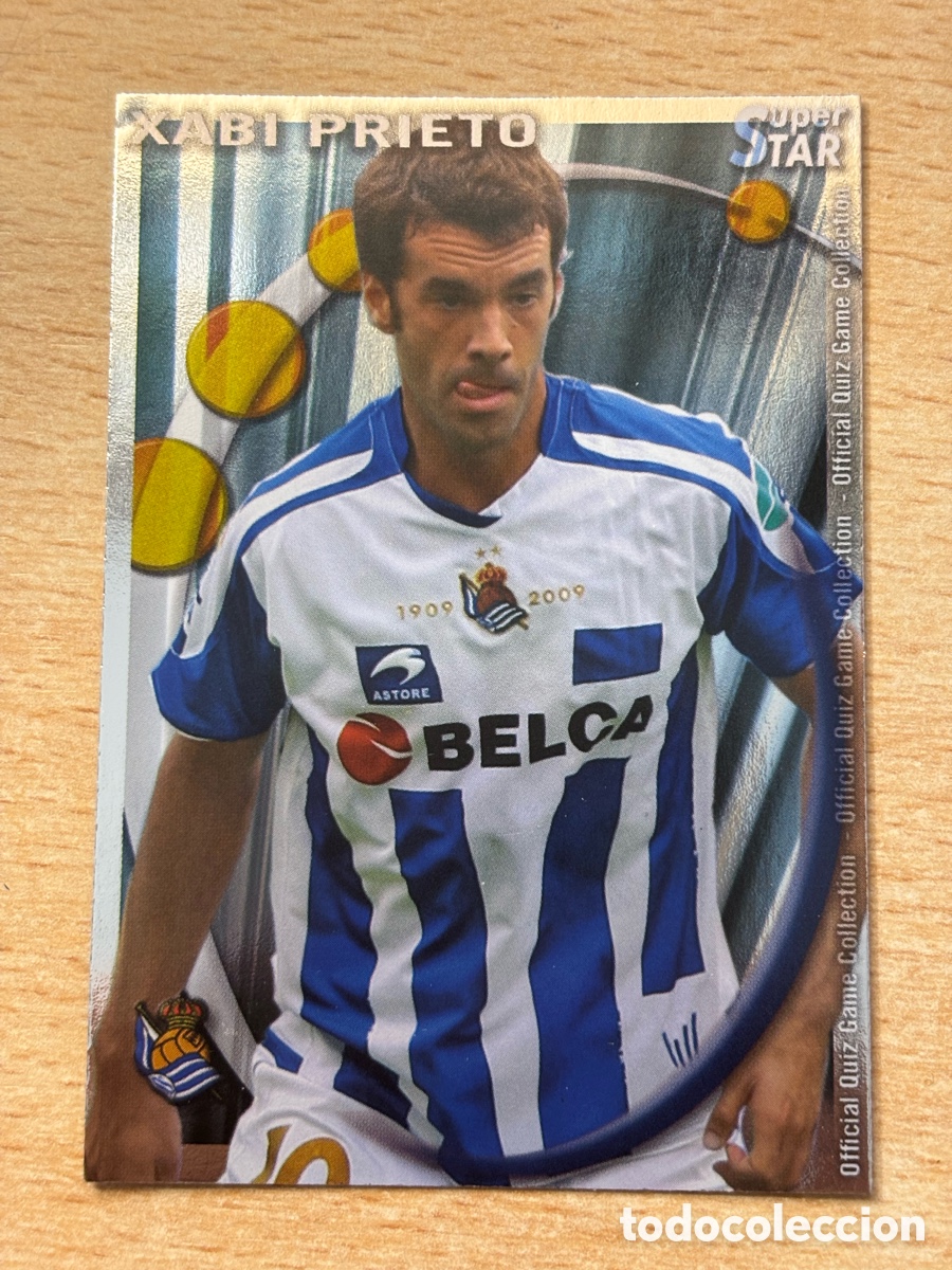 Cromos de F&uacute;tbol: # 483 Xabi Prieto Real Sociedad Superstar Mundicromo 2011 brillo liso