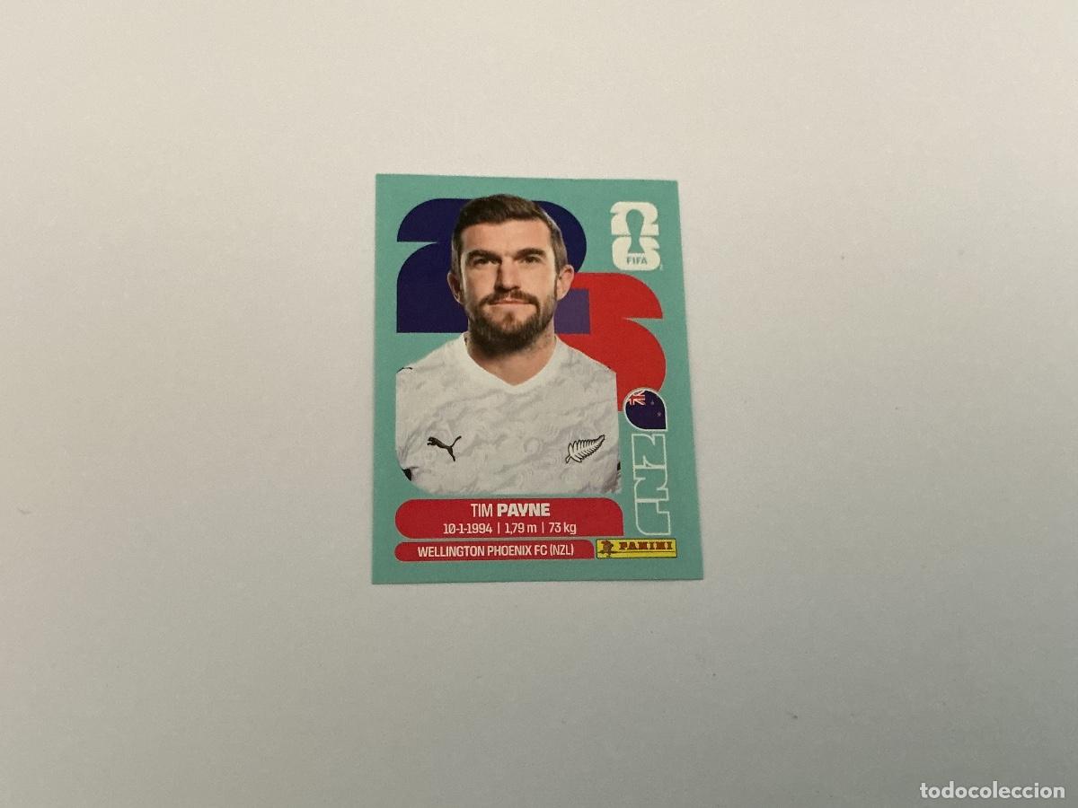 Cromos de F&uacute;tbol: CROMO TIM PAYNE NUEVA ZELANDA NZL 6 MUNDIAL FIFA WORLD CUP 2026 STICKER PANINI SIN PEGAR