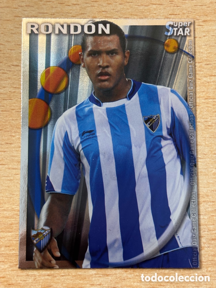 Cromos de F&uacute;tbol: # 459 Rond&oacute;n M&aacute;laga CF Superstar Mundicromo 2011 brillo liso