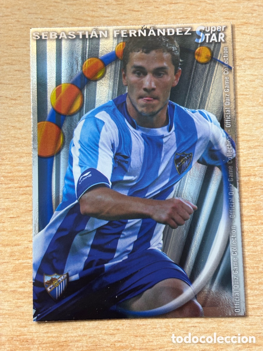 Cromos de F&uacute;tbol: # 458 Sebastian Fernandez M&aacute;laga CF Superstar Mundicromo 2011 brillo liso