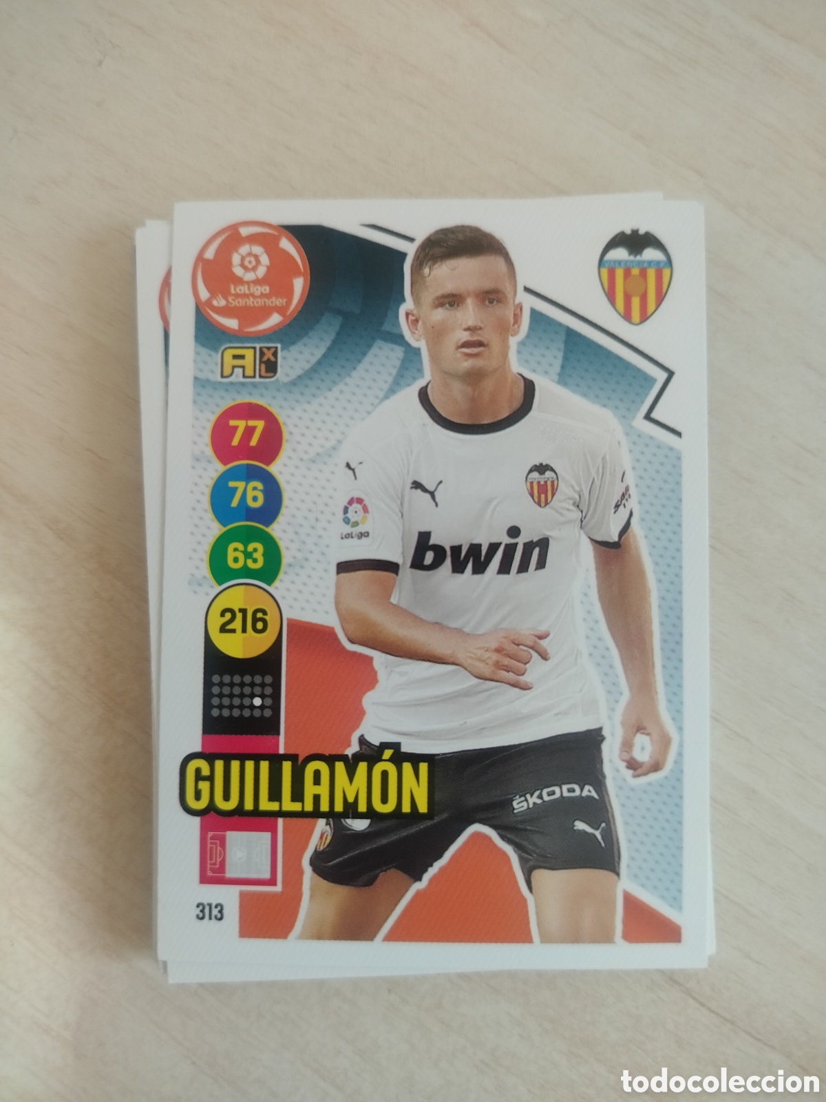 Cromos de F&uacute;tbol: GUILLAMON 313 ADRENALYN 2020 2021 20 21
